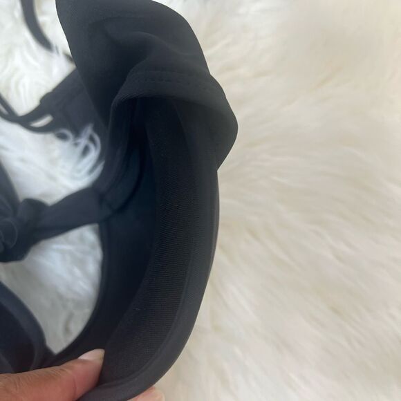 NWOT California Waves BLACK Juniors' Underwire Push-up Bikini Swim Top - Picture 9 of 9